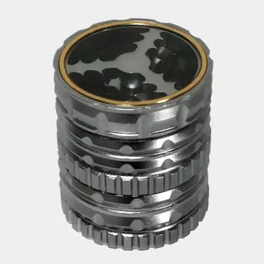 5 Part 62mm Double Aluminum Giza Grinder - GB