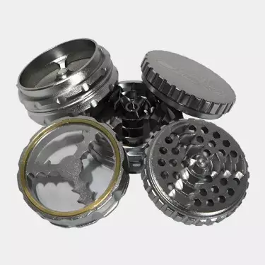 5 Part 62mm Double Aluminum Giza Grinder - GB