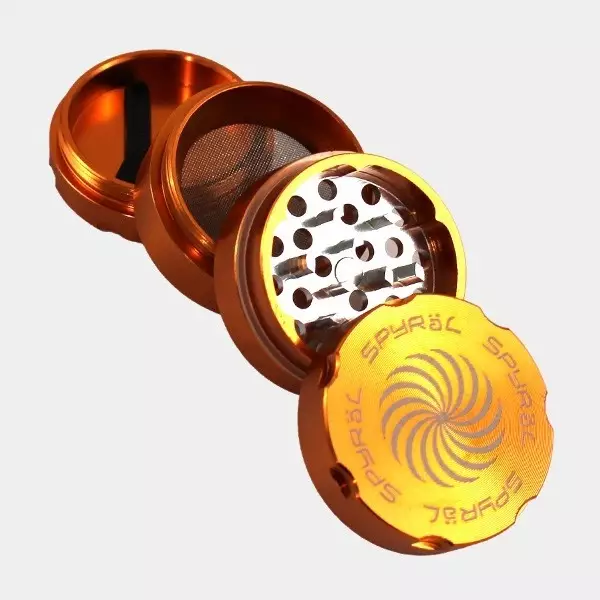 Grinder Spyral 4 partes 40 milímetros polinizador - GB The Green Brand