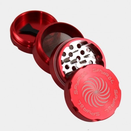 Grinder Spyral 40mm 4 partes rojo