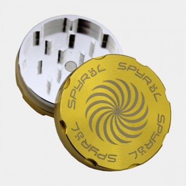 Grinder Spyral 62mm 2 partes amarillo