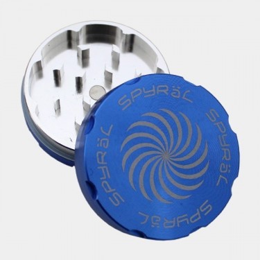 Grinder Spyral 62mm 2 partes azul