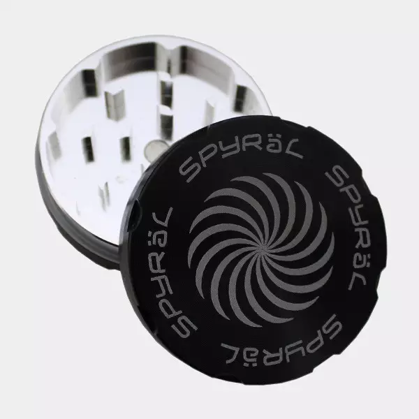 Grinder Spyral 2 partes 62mm alumínio - GB The Green Brand