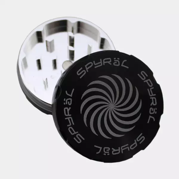 Grinder Spyral 55mm 2 partes negro