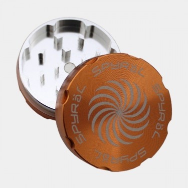 Grinder Spyral 55mm 2 partes naranja
