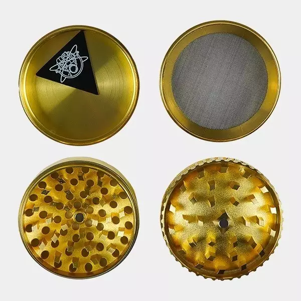 4-piece Champ High Magnifier Zoom Metal Grinder 50 mm - Growbarato