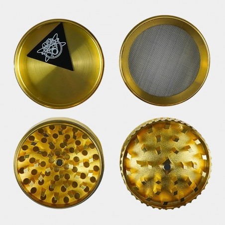 Grinder Metálico Champ High Magnifier Zoom 4 partes 50 mm partes
