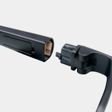 Gafas de Sol de Ocultación Negras detalle ocultación