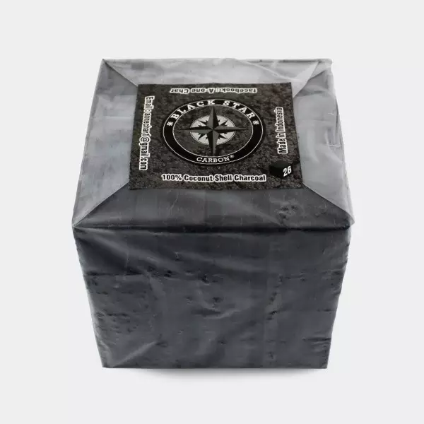 Carbón para cachimba envase