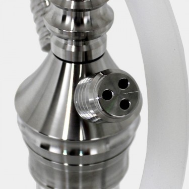 Shisha 60 cm The Silver Enchanter de DUD manguera con boquilla