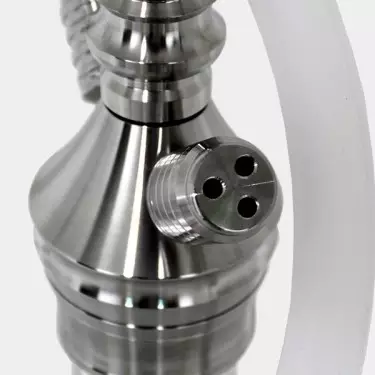 Shisha 60 cm The Silver Enchanter de DUD manguera con boquilla