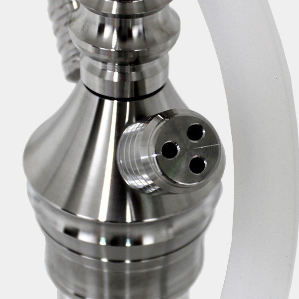 Shisha 60 cm The Silver Enchanter de DUD manguera con boquilla