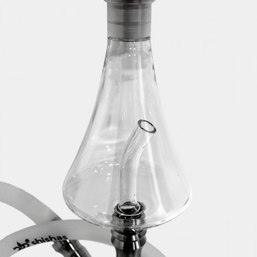 Shisha 60 cm The Silver Enchanter de DUD manguera con boquilla