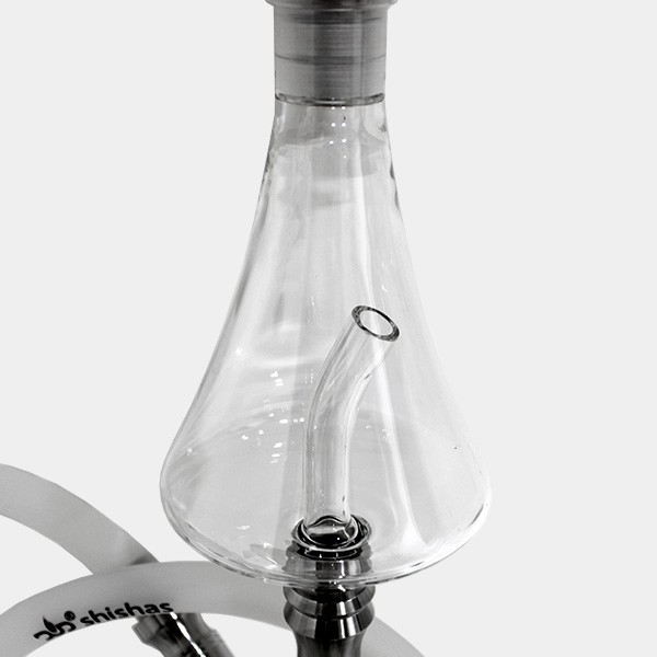 Shisha 60 cm The Silver Enchanter de DUD manguera con boquilla