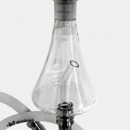 Shisha 60 cm The Silver Enchanter de DUD manguera con boquilla