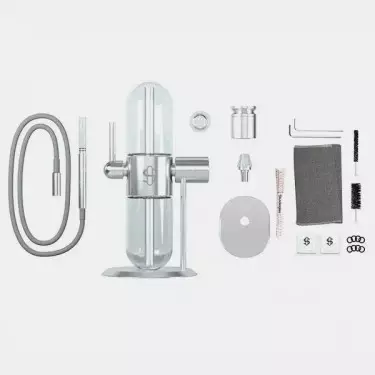 Gravity Bong Silver Stundenglass - GB The Green Brand