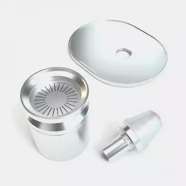 Gravity Bong Silver Stundenglass - GB The Green Brand