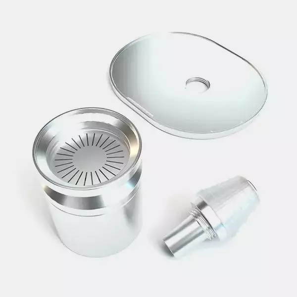 Gravity Bong Silver Stundenglass - GB The Green Brand