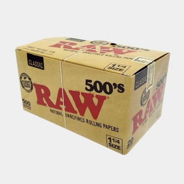 Papel RAW 500 1.1/4 Classic caja de 20 unidades