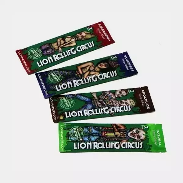 Hemp Blunt Wraps by Lion Rolling Circus - GB