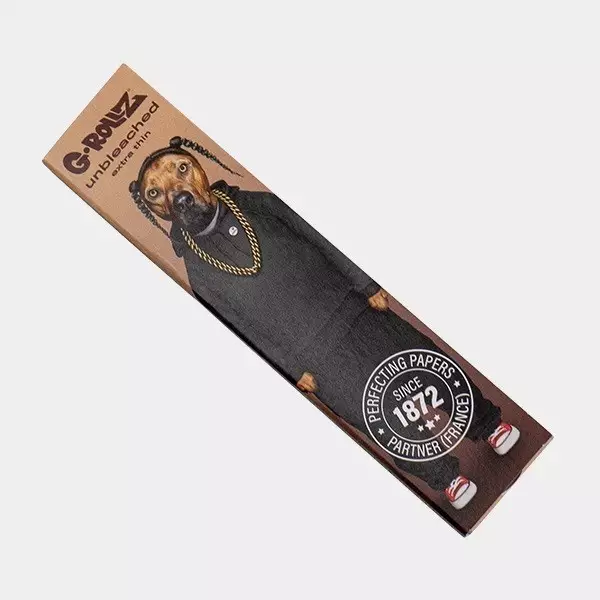 G-Rollz Unbleached King Size Papers G-Rollz Papers 'Pets Rock' Unbleached King Size - GB The Green Brand