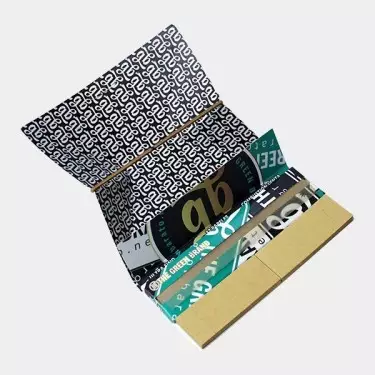 Papel + Filtros + Faixa GB Adesivos Verde - GB The Green Brand