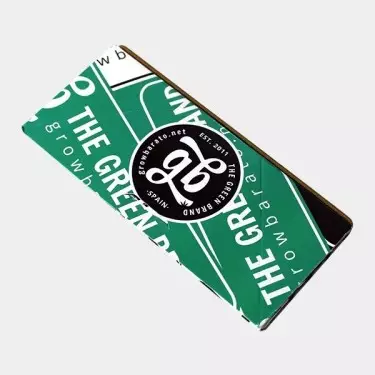 GB Stickers Green Rolling Papers + Filters + Tray - Growbarato