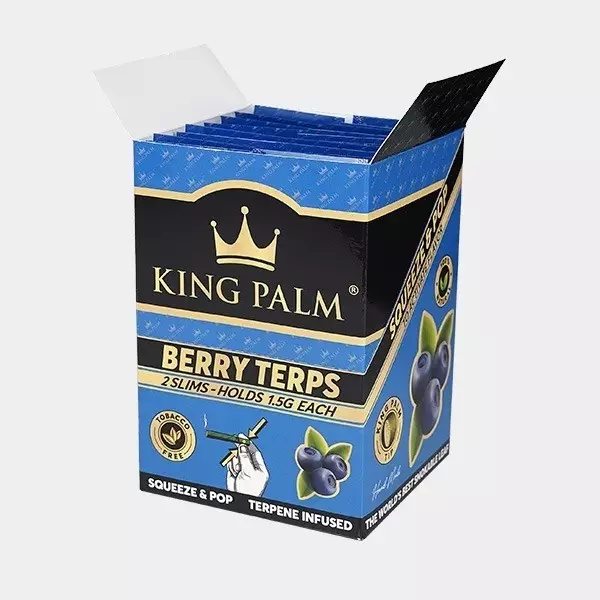 King Palm Slim Rolls King Palm Slim Rolls berry terps display