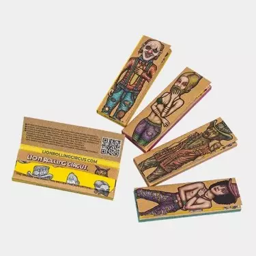 Papel de Liar Natural 1.1/4 Lion Rolling Circus