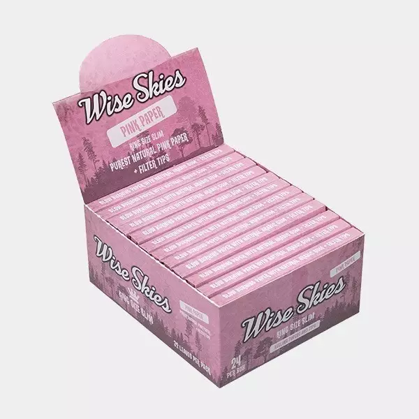 Papel King Size Pink Connoisseur Wise Skies Papel King Size Pink Connoisseur Wise Skies display