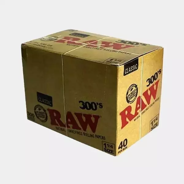 RAW Rolling Paper (300 leaves, 1 1/4)