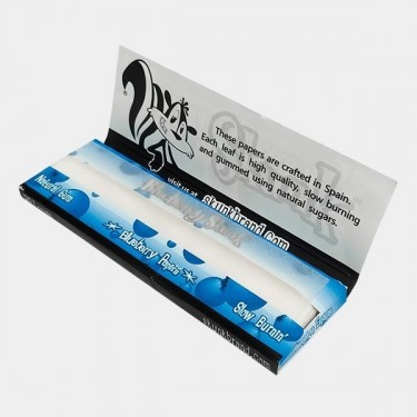 Papel de sabores Skunk Brand blueberry skunk abierto