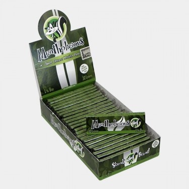 Papel de sabores Skunk Brand mentholicious display