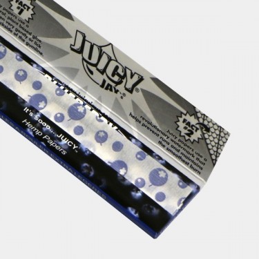 Juicy Jay's Papel de Fumar de Sabores blueberry papel abierto