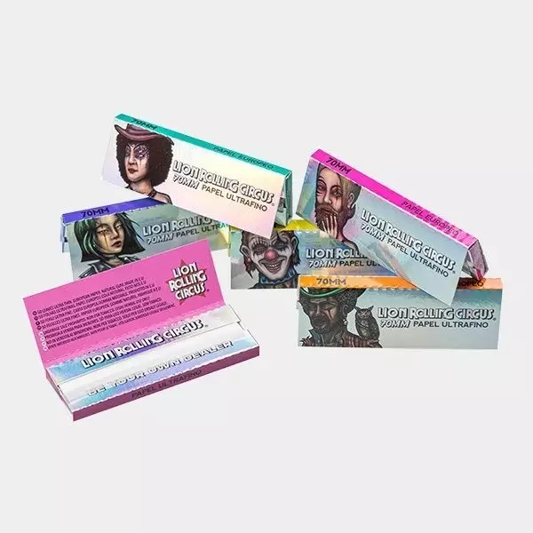 Ultra thin Regular Silver Lion Rolling Circus Rolling Papers - GB The Green Brand