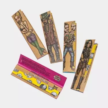 Mortalhas de Papel Natural King Size Lion Rolling Circus