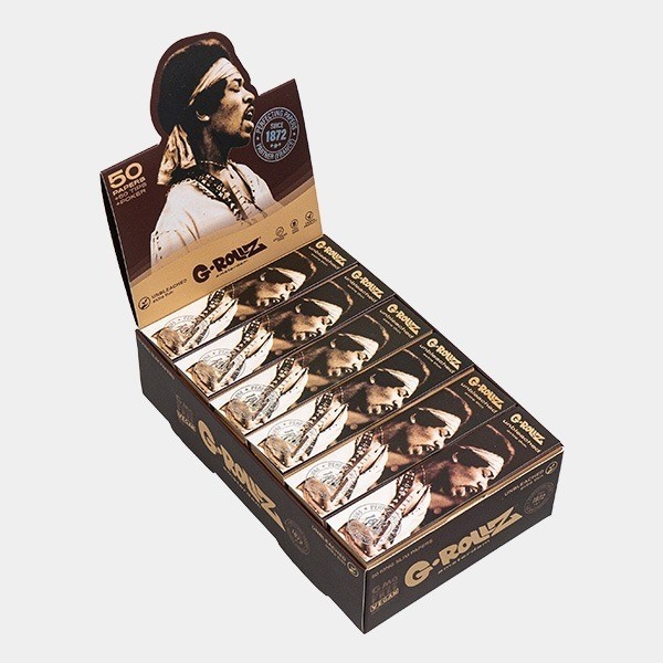 Papel King Size + Filtro Unbleached G-Rollz serenade display