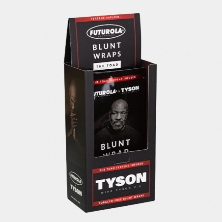 Wraps con Terpenos Infusionados Tyson 2.0 X Futurola display