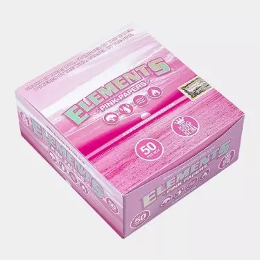 Elements Pink Papel Rosa de Liar King Size display