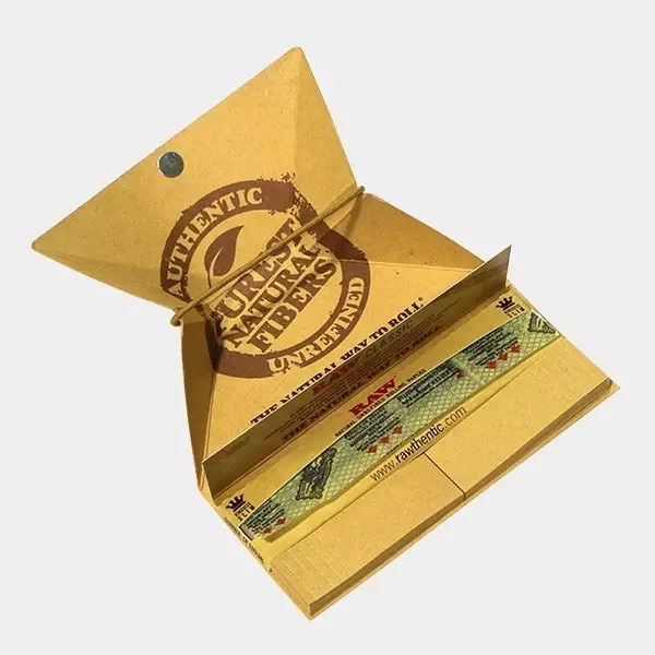 RAW King Size Artisan papel com bandeja - GB The Green Brand