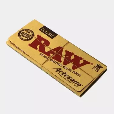 RAW King Size Artisan papel com bandeja - GB The Green Brand