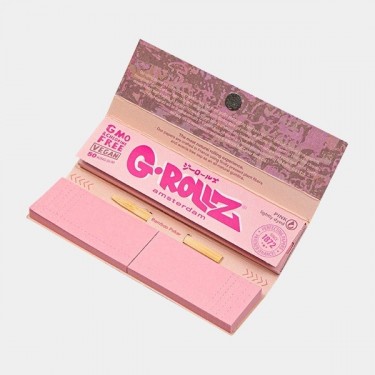 Papel King Size + Filtros Pink G-Rollz papel