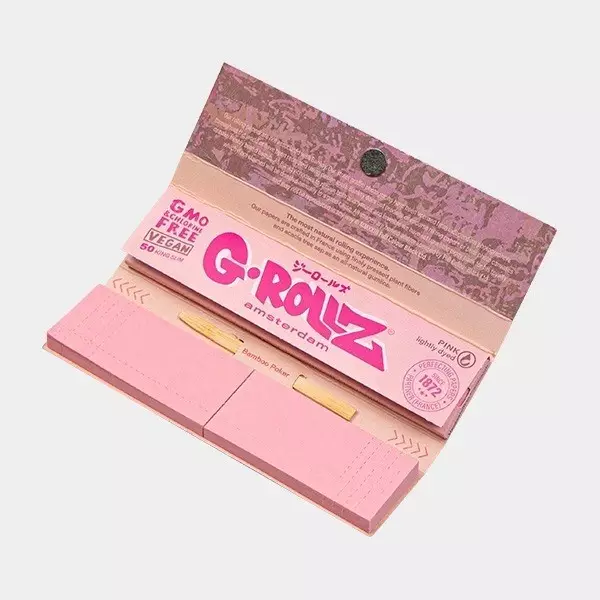 Mortalhas King Size + Filtro Pink G-Rollz Mortalhas King Size + Filtro Pink G-Rollz