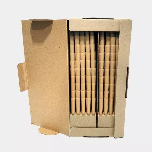 View Caixa de cones 1000 uds. cones papel marrom - GB The Green Brand