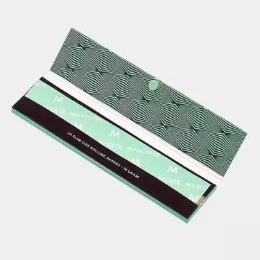 Mascotte Brown Slim M-Series Rolling Papers unbleached - GB The Green Brand