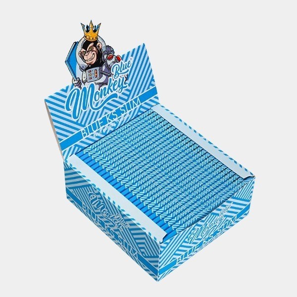 Papel King Size Slim Monkey King display azul
