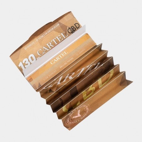 Papel de Fumar + Tips CBD Unbleached Bamboo Cartel
