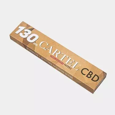 Mortalhas + Filtros CBD Unbleached Bamboo Cartel - GB GB The Green Brand