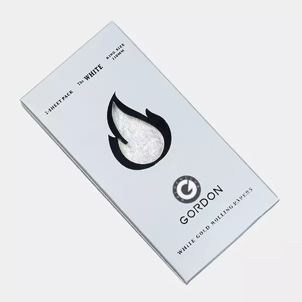 View White Gold King Size Rolling Papers Gordon - GB The Green Brand