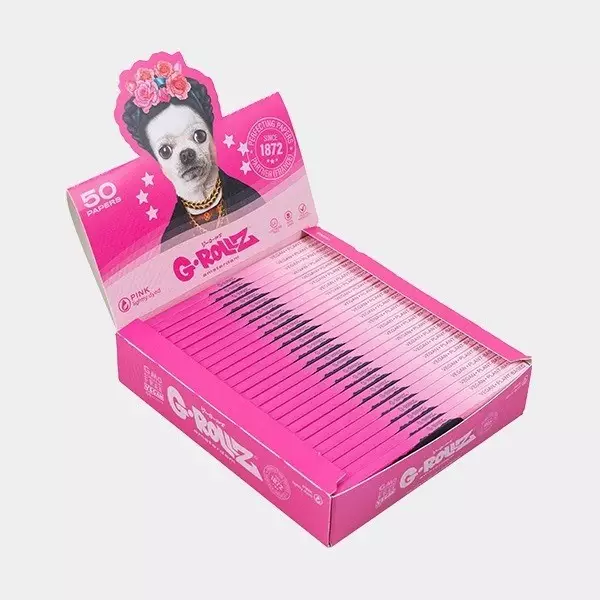 G-Rollz Pink King Size Rolling Papers